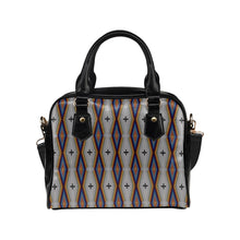 Load image into Gallery viewer, Diamond in the Bluff White Shoulder Handbag
