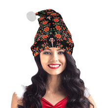 Load image into Gallery viewer, Floral Beadwork Six Bands Santa Hat
