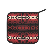 Load image into Gallery viewer, Black Rose Oven Mitt &amp; Pot Holder
