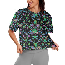 Load image into Gallery viewer, Floral Damask Garden Crop Top
