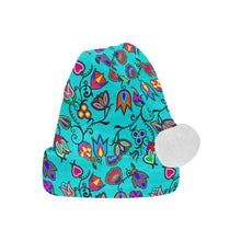 Load image into Gallery viewer, Indigenous Paisley Sky Santa Hat
