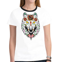 Load image into Gallery viewer, Wolf Spirit Guide White New T-shirt for Women
