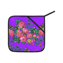 Load image into Gallery viewer, Kokum&#39;s Revenge Lilac Oven Mitt &amp; Pot Holder
