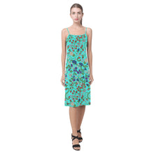 Load image into Gallery viewer, Grandmother Stories Turquoise Alcestis Slip Dress
