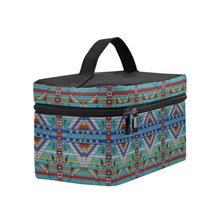 Load image into Gallery viewer, Medicine Blessing Turquoise Cosmetic Bag/Large
