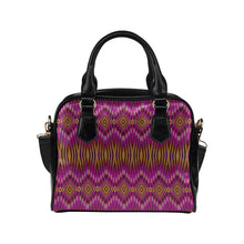 Load image into Gallery viewer, Fire Feather Pink Shoulder Handbag
