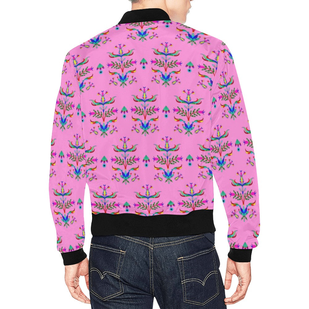 Dakota Damask Cheyenne Pink Bomber Jacket for Men