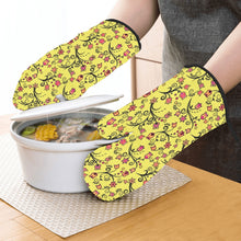 Load image into Gallery viewer, Key Lime Star Oven Mitt &amp; Pot Holder
