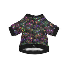 Load image into Gallery viewer, Neon Floral Buffalos Pet Dog Round Neck Shirt
