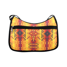 Load image into Gallery viewer, Desert Geo Yellow Red Crossbody Bags
