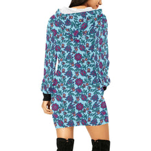 Load image into Gallery viewer, Beaded Nouveau Marine Hoodie Dress
