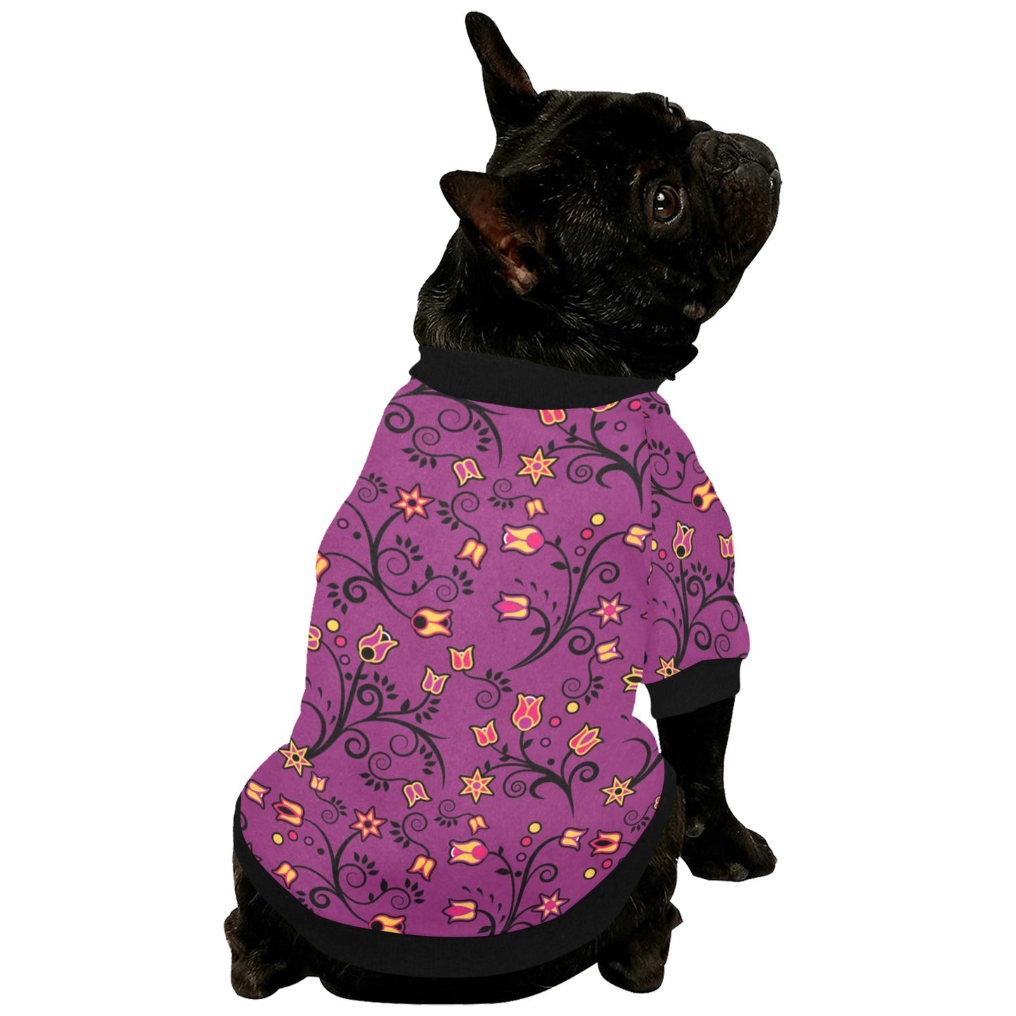 Lollipop Star Pet Dog Round Neck Shirt