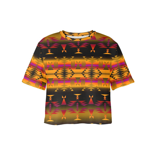 Between the Sierra Mountains Crop Top
