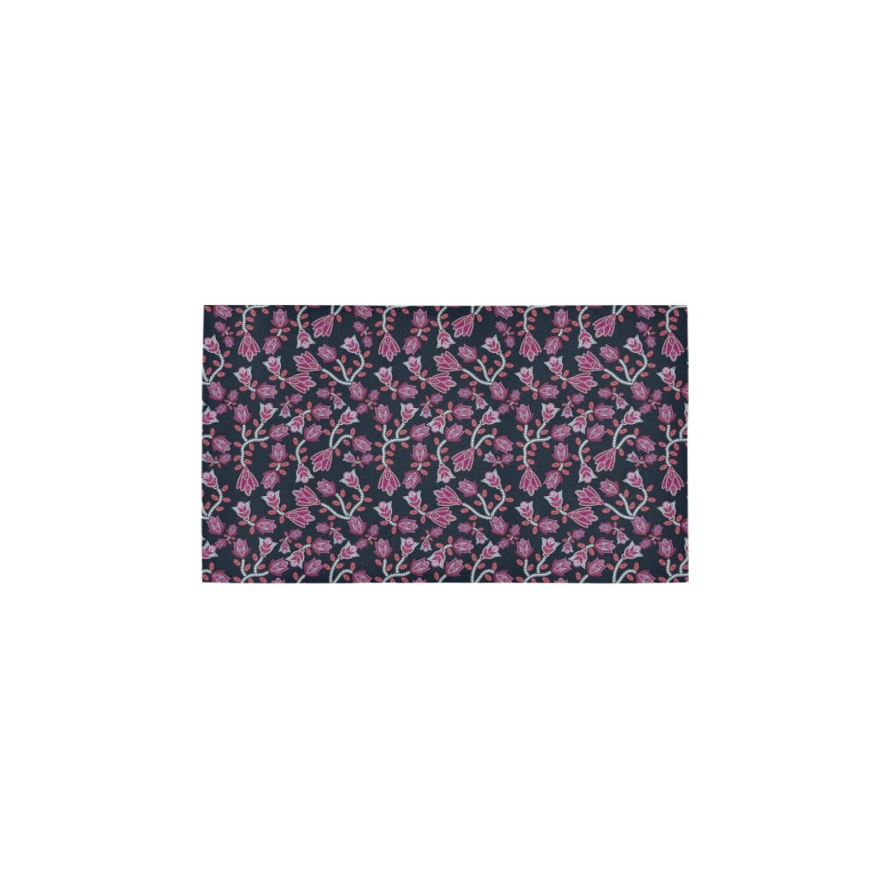 Beaded Pink Bath Rug 16''x 28''