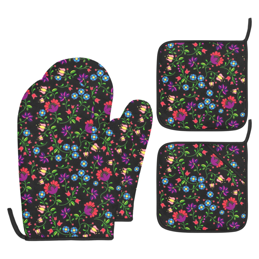 Fleur Indigine Oven Mitt & Pot Holder