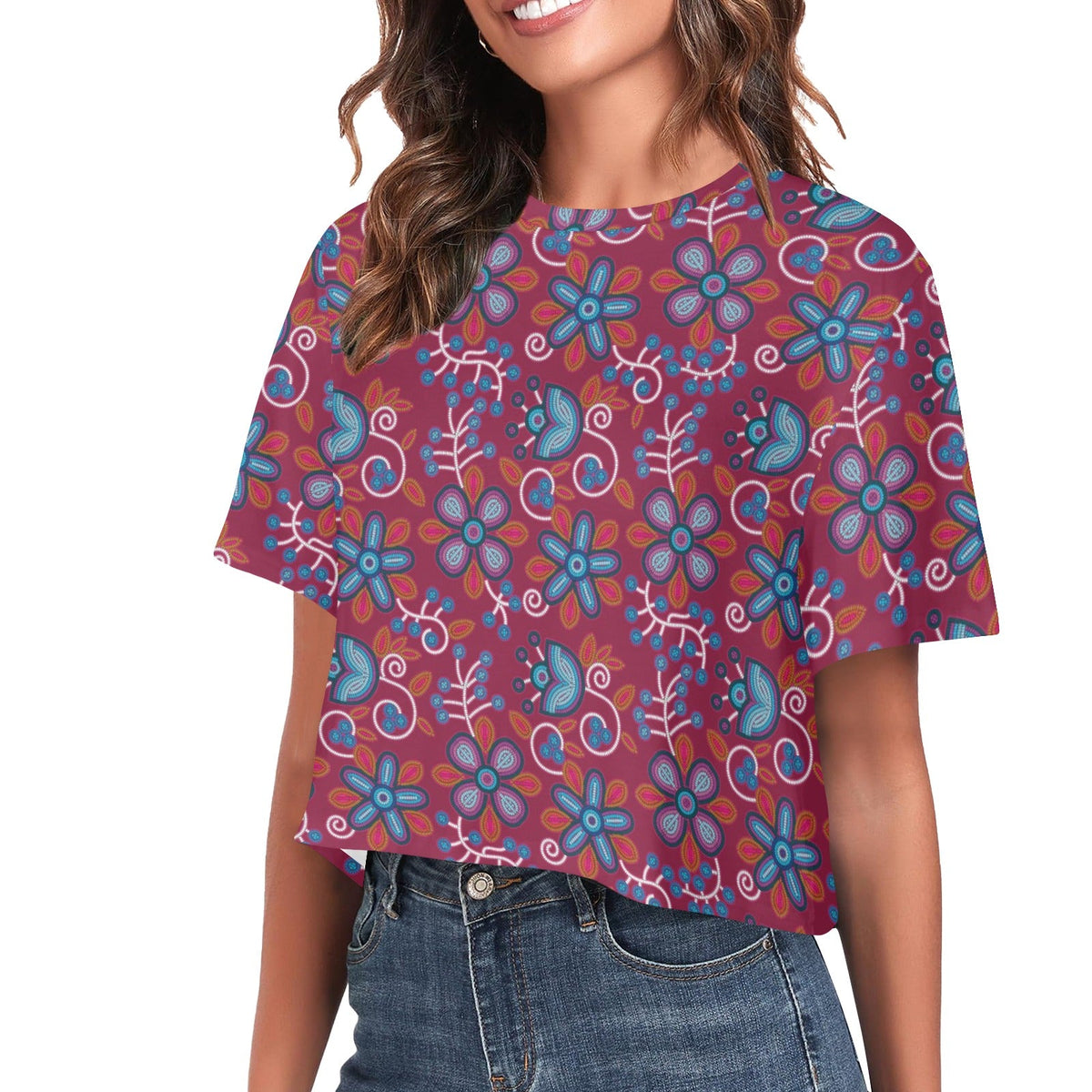 Cardinal Garden Crop Top
