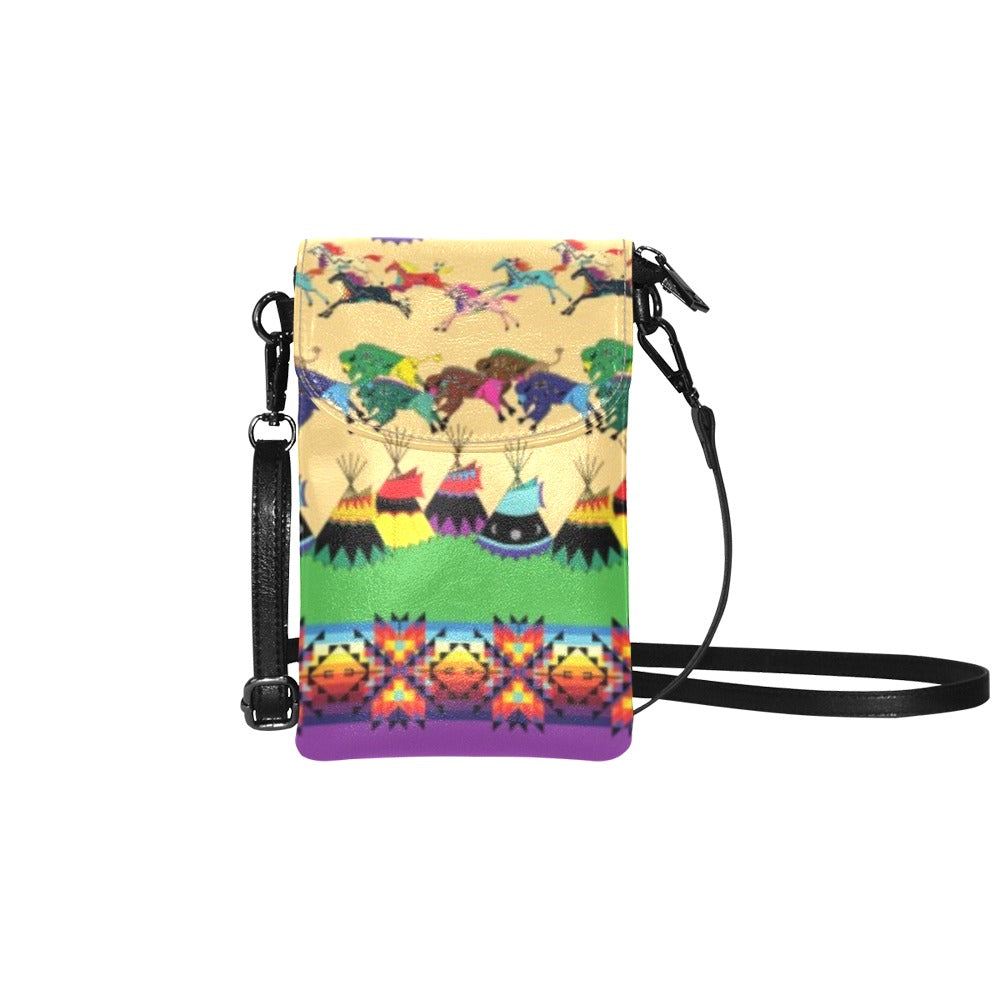 Prairie Bison Small Cell Phone Purse