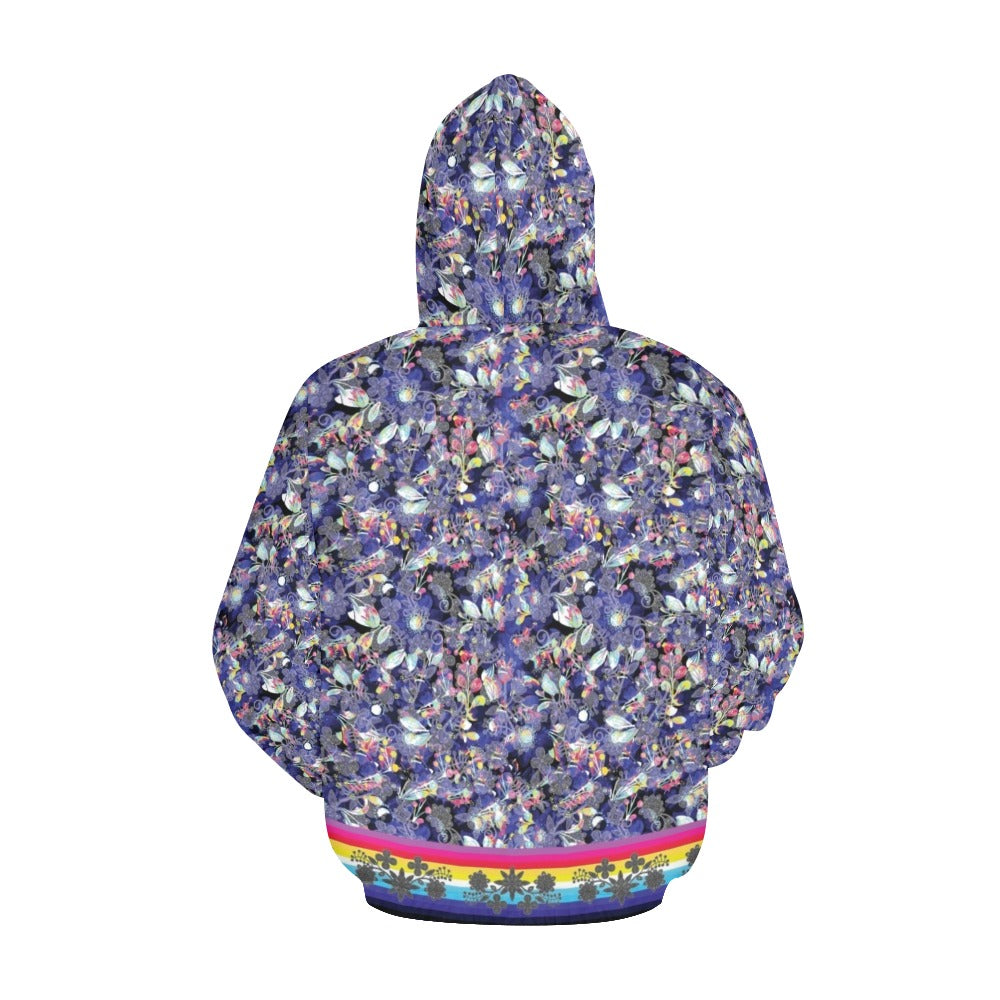 Culture in Nature Blue Hoodie for Women