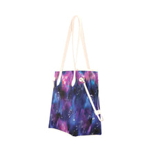 Load image into Gallery viewer, Animal Ancestors 1 Blue and Pink Clover Canvas Tote Bag
