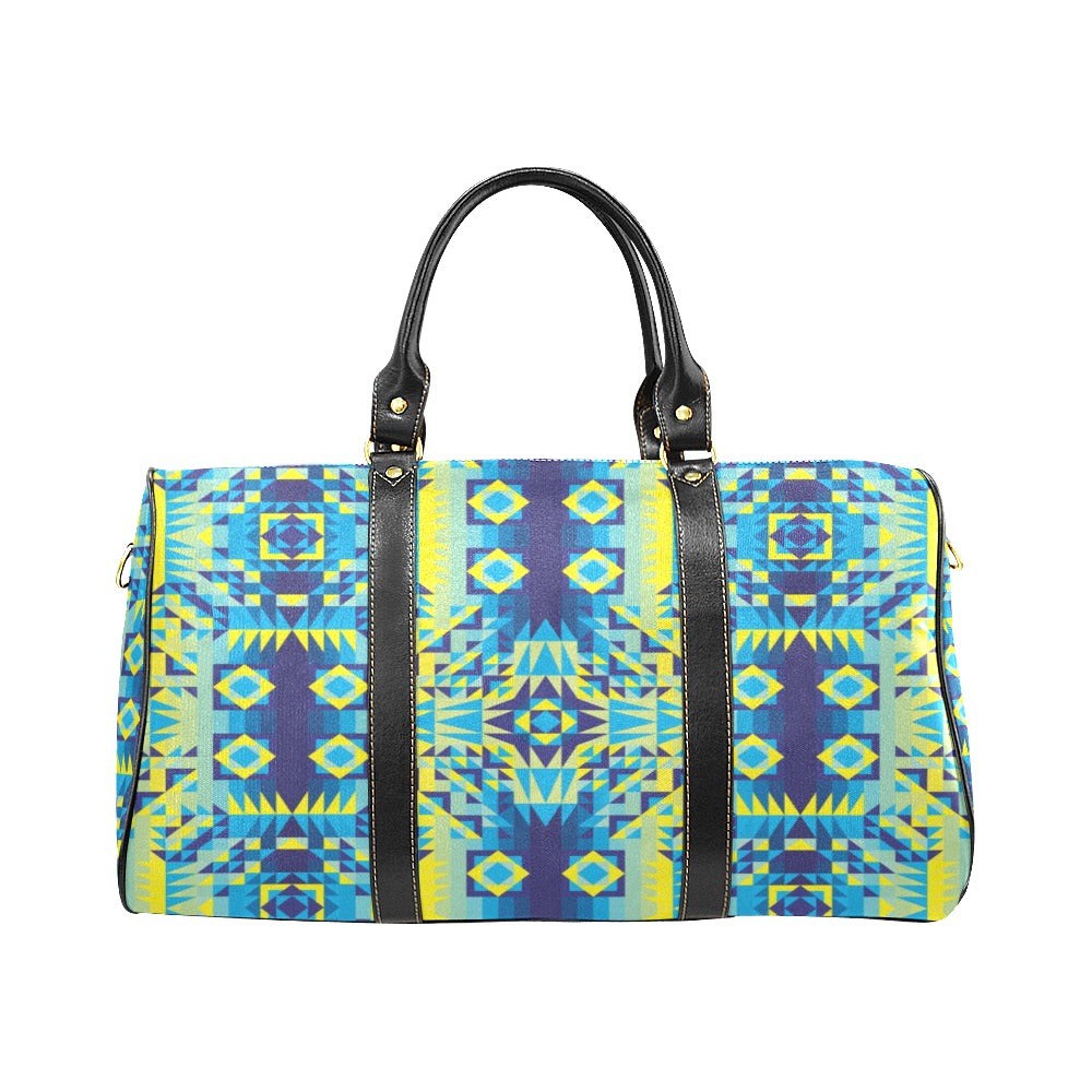 Kaleidoscope Jaune Bleu New Waterproof Travel Bag/Small