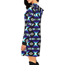 Load image into Gallery viewer, Cree Confederacy Midnight Hoodie Dress
