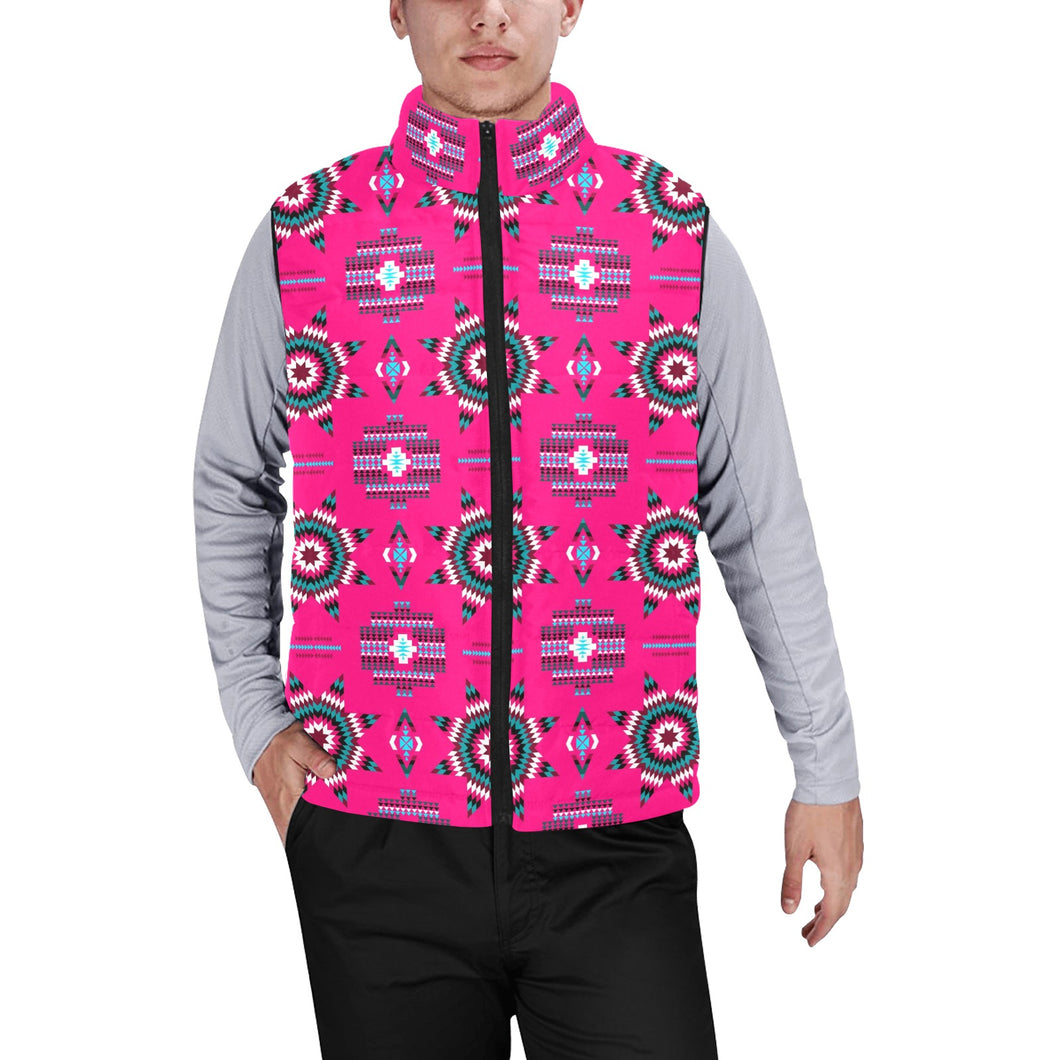 Rising Star Strawberry Moon Men's Padded Vest Jacket