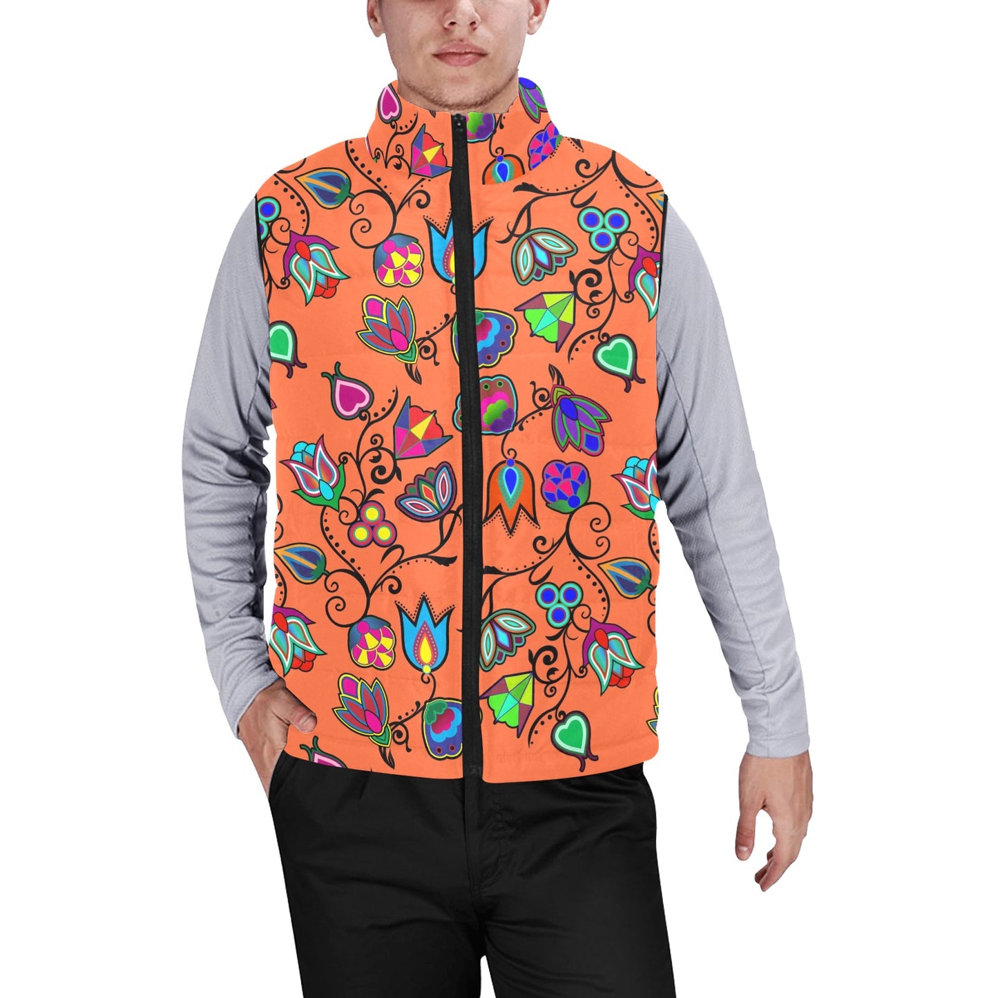 Indigenous Paisley Sierra Men's Padded Vest Jacket