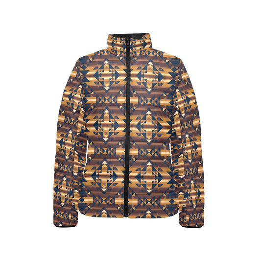 Marron Cloud Stand Collar Jacket