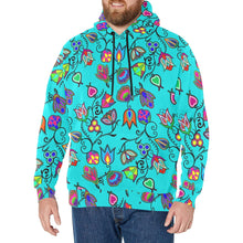 Load image into Gallery viewer, Indigenous Paisley Sky Men&#39;s Long Sleeve Fleece Hoodie
