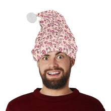 Load image into Gallery viewer, Floral Amour Santa Hat
