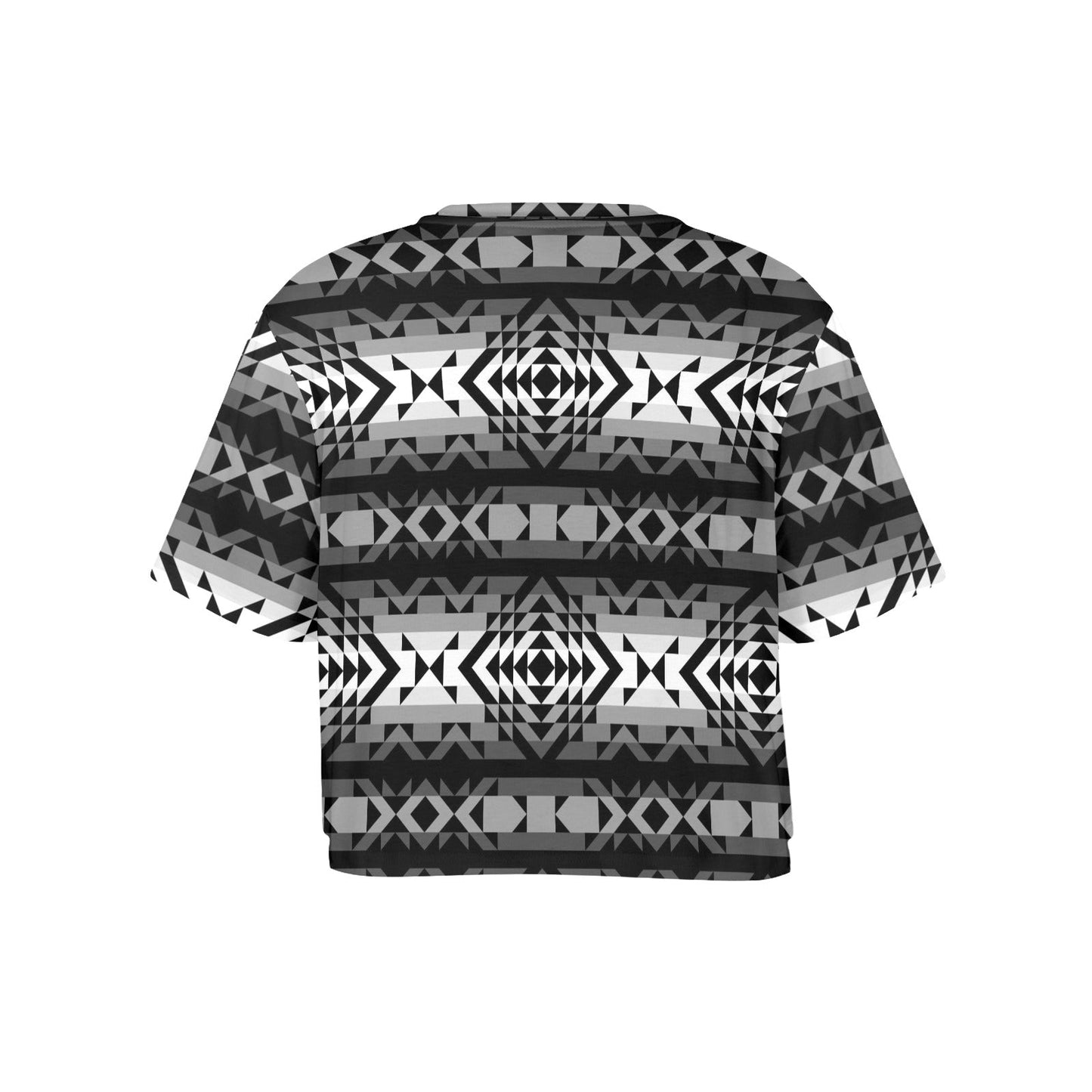 Black Rose Shadow Crop Top