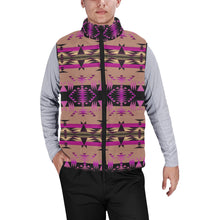 Load image into Gallery viewer, Between the Mountains Berry Men&#39;s Padded Vest Jacket
