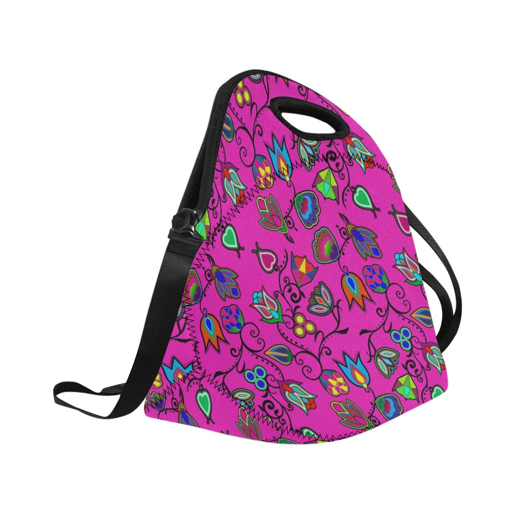 Indigenous Paisley Neoprene Lunch Bag/Large