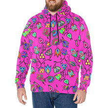 Load image into Gallery viewer, Indigenous Paisley Men&#39;s Long Sleeve Fleece Hoodie
