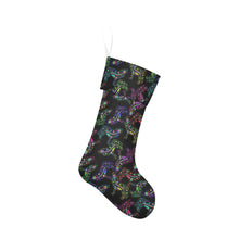 Load image into Gallery viewer, Floral Wolves Christmas Stocking
