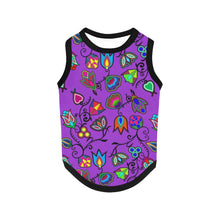 Load image into Gallery viewer, Indigenous Paisley Dark Orchid Pet Tank Top
