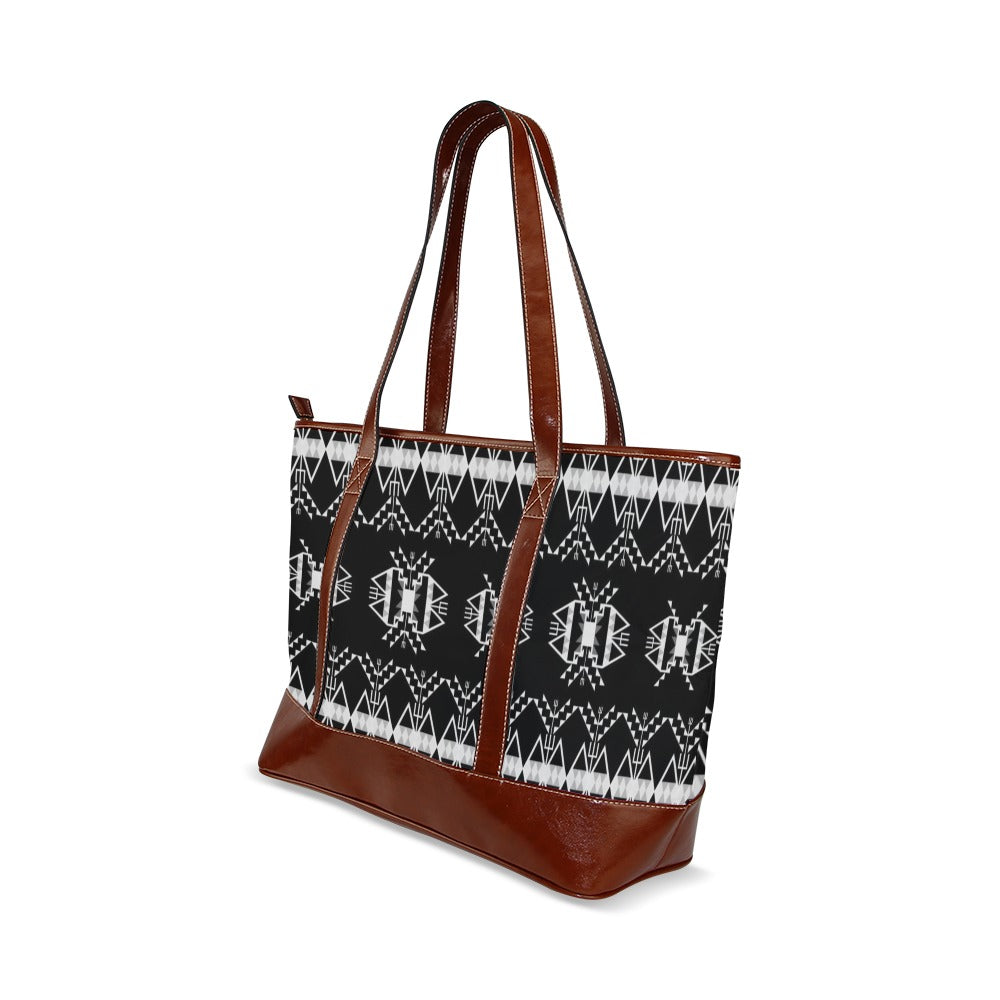 Sacred Trust Black Tote Handbag