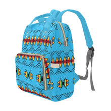 Load image into Gallery viewer, Sacred Trust Sky Multi-Function Diaper Backpack/Diaper Bag
