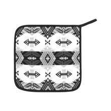 Load image into Gallery viewer, Sovereign Nation Black and White Oven Mitt &amp; Pot Holder
