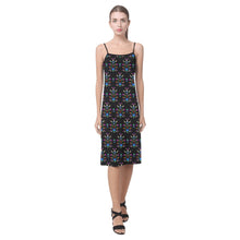 Load image into Gallery viewer, Dakota Damask Black Alcestis Slip Dress
