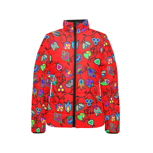 Indigenous Paisley Dahlia Stand Collar Jacket