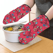 Load image into Gallery viewer, Blue Trio Cardinal Oven Mitt &amp; Pot Holder
