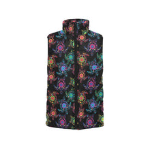 Load image into Gallery viewer, Neon Floral Turtles Men&#39;s Padded Vest Jacket
