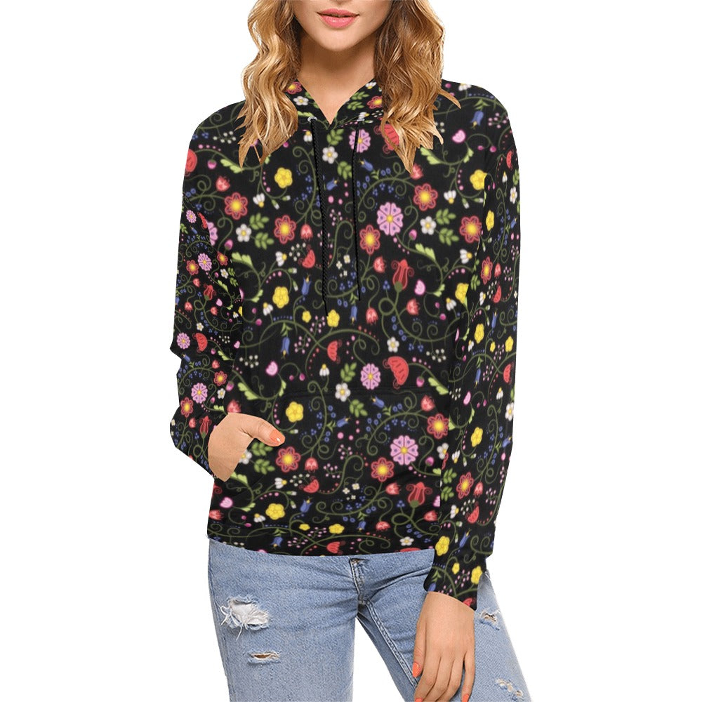 Nipin Blossom Midnight Hoodie for Women