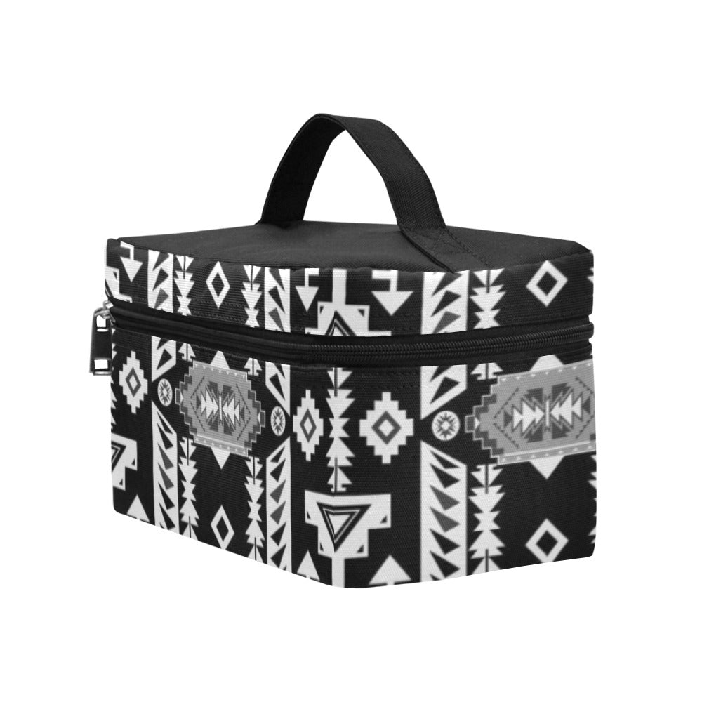 Chiefs Mountain Black and White Cosmetic Bag