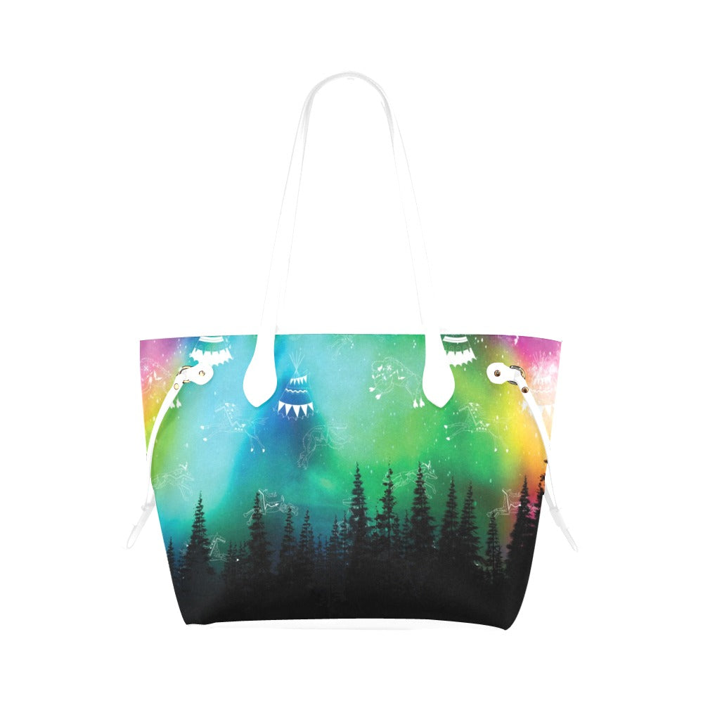 Aurora Medicine Animals Clover Canvas Tote Bag