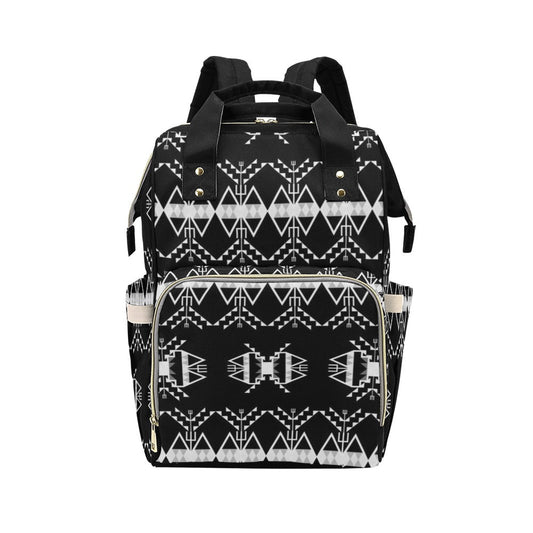 Sacred Trust Black Multi-Function Diaper Backpack/Diaper Bag