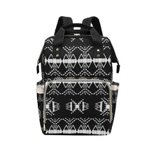 Load image into Gallery viewer, Sacred Trust Black Multi-Function Diaper Backpack/Diaper Bag
