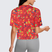 Load image into Gallery viewer, Nipin Blossom Fire Crop Top
