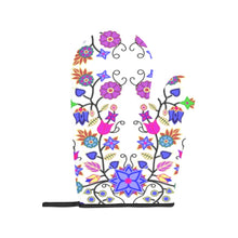 Load image into Gallery viewer, Floral Beadwork Seven Clans White Oven Mitt &amp; Pot Holder
